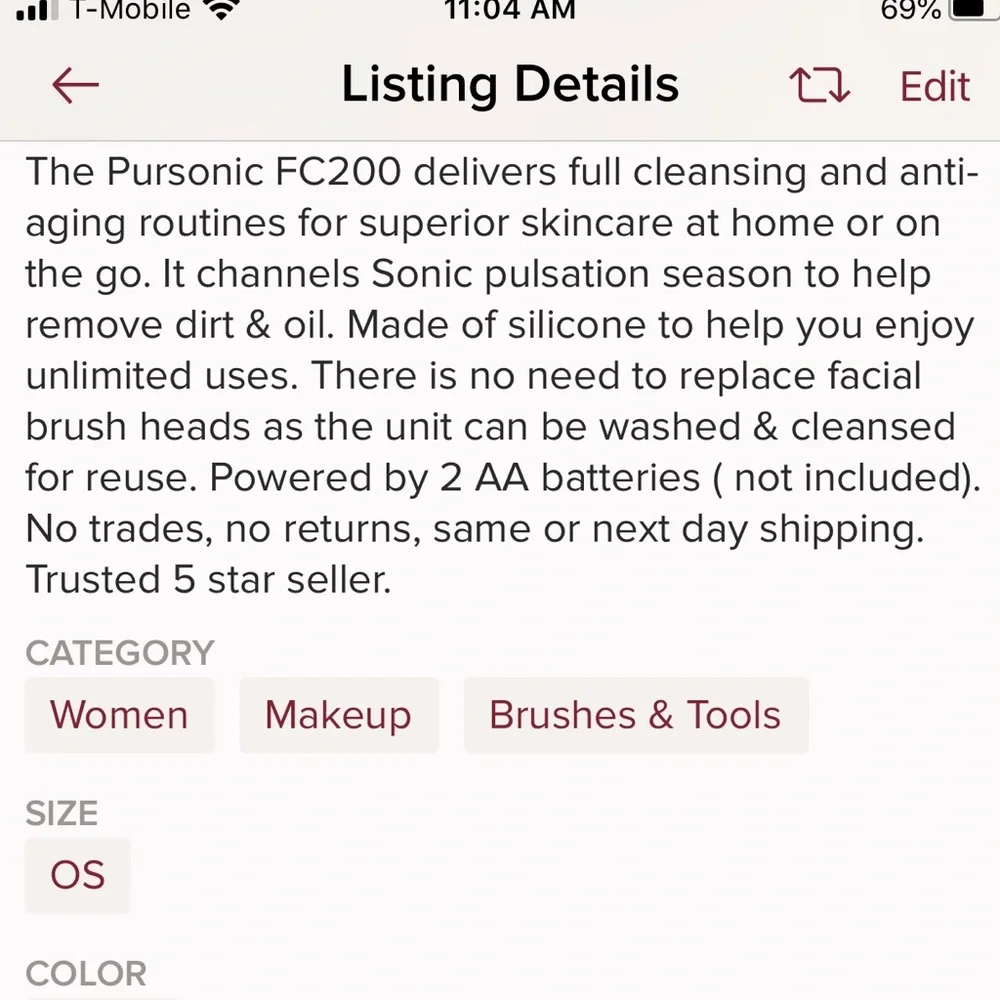 Pursonic brand new